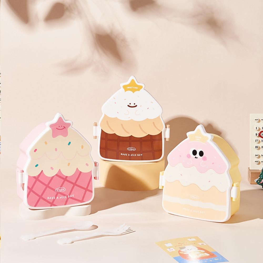 Cartoon Cake Shaped Lunch Box Fashionable Fresh Box Kitchen Organizers Food Container Student жёлтый
Cartoon Cake Shaped Lunch Box Fashionable Fresh Box Kitchen Organizers Food Container Student жёлтый