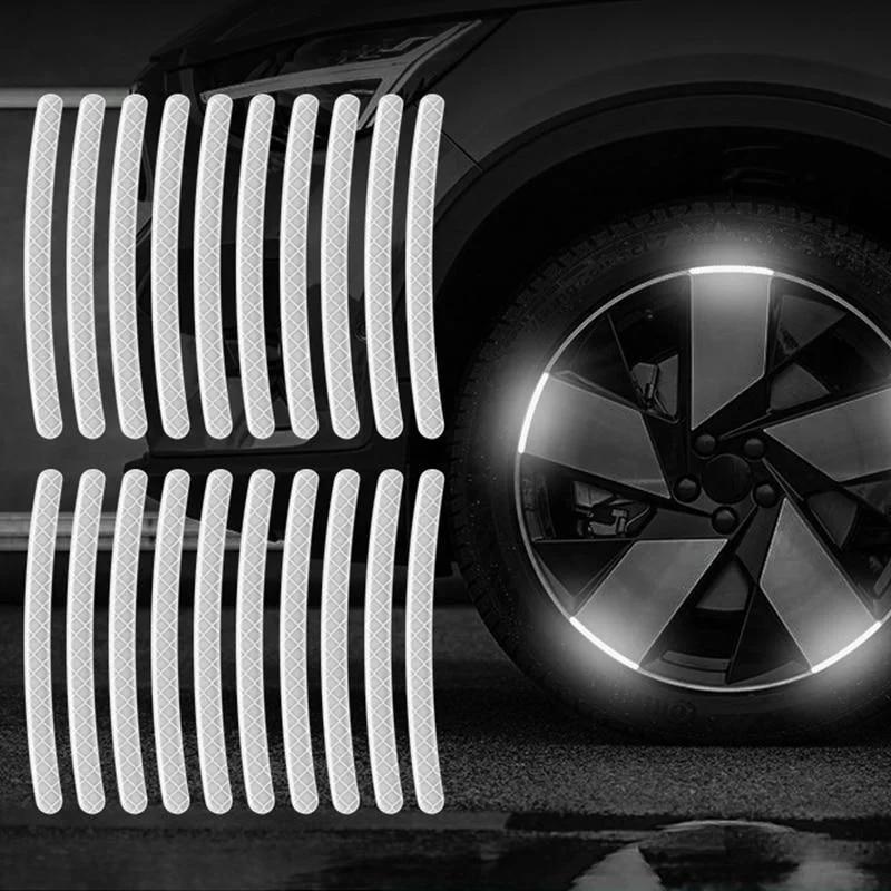 20PCS Reflective Stickers For Car Wheels Night Fluorescent Tire Safety Warning Stickers Personalized Decorative Car Stickers
20PCS Reflective Stickers For Car Wheels Night Fluorescent Tire Safety Warning Stickers Personalized Decorative Car Stickers