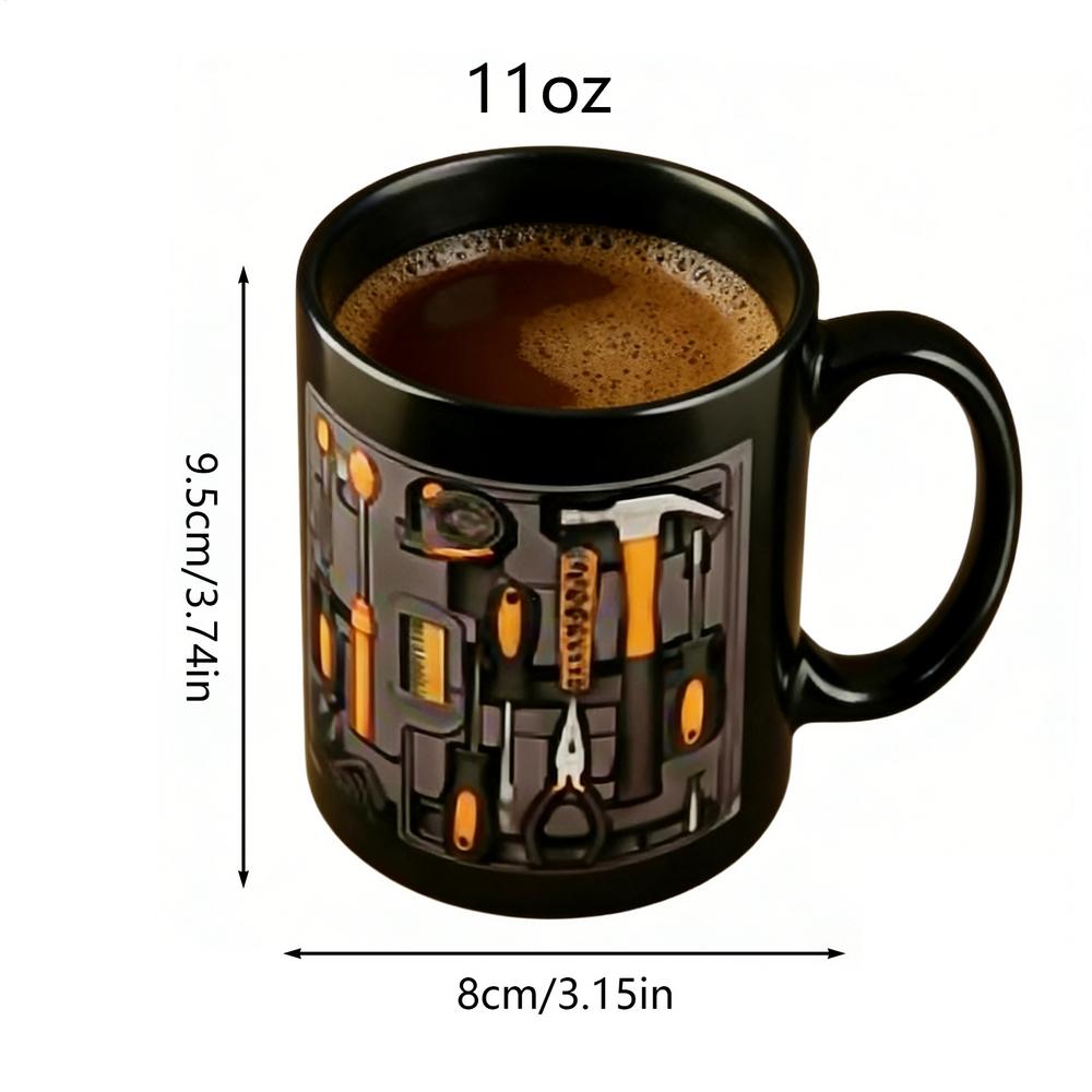 Coffee Mug 11oz Mechanic Tool Design Tea Drinkware Latte Mugs with Handle for Husband Coffee Tea Milk Beverage Home Kitchen Cafe 11oz чорний
Coffee Mug 11oz Mechanic Tool Design Tea Drinkware Latte Mugs with Handle for Husband Coffee Tea Milk Beverage Home Kitchen Cafe 11oz чорний