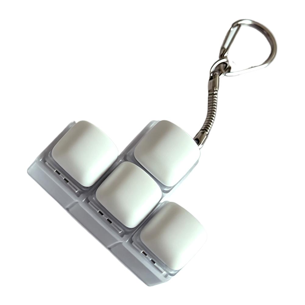 LED Mechanical Keyboard Clicker Keychain Cute Steamed Bun Fidget Toy Stress Relief Decompression Portable EDC Toy for Office
LED Mechanical Keyboard Clicker Keychain Cute Steamed Bun Fidget Toy Stress Relief Decompression Portable EDC Toy for Office