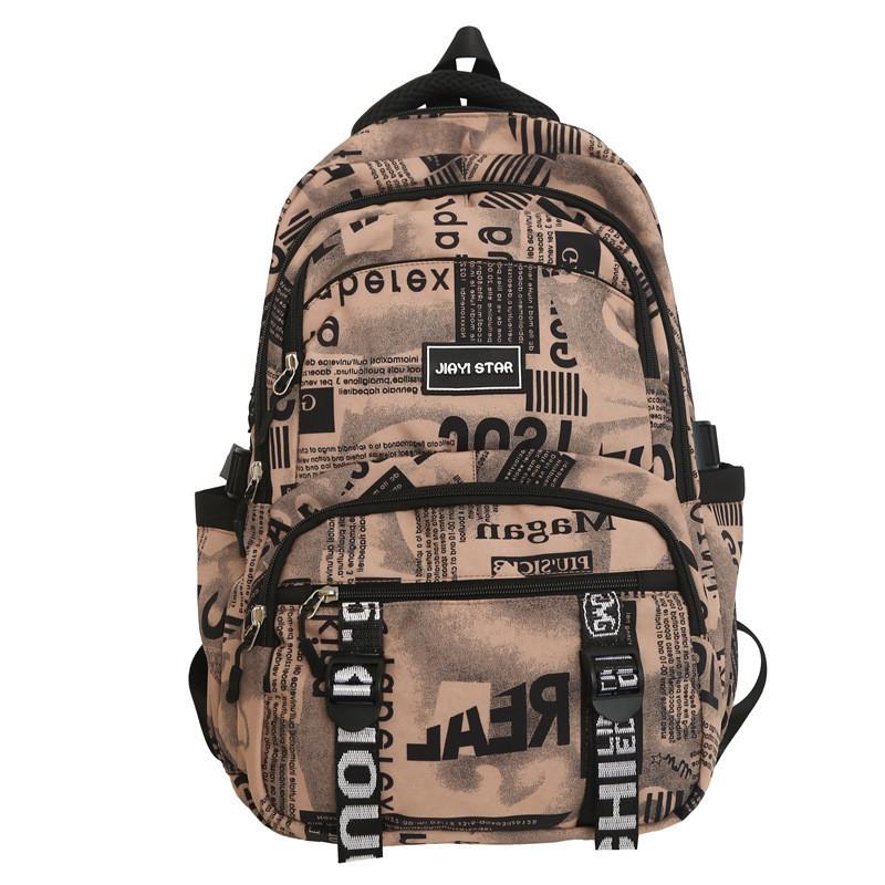 Lightweight And Trendy Letter Pattern Nylon Backpack Ideal For School And Travel For All Genders
Lightweight And Trendy Letter Pattern Nylon Backpack Ideal For School And Travel For All Genders