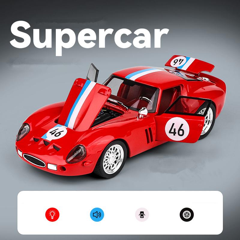 1:32 250 GTO Alloy Sports Car Model Diecasts Metal Track Racing Vehicles Car Model Sound and Light Simulation Childrens Toy Gift красный
1:32 250 GTO Alloy Sports Car Model Diecasts Metal Track Racing Vehicles Car Model Sound and Light Simulation Childrens Toy Gift красный