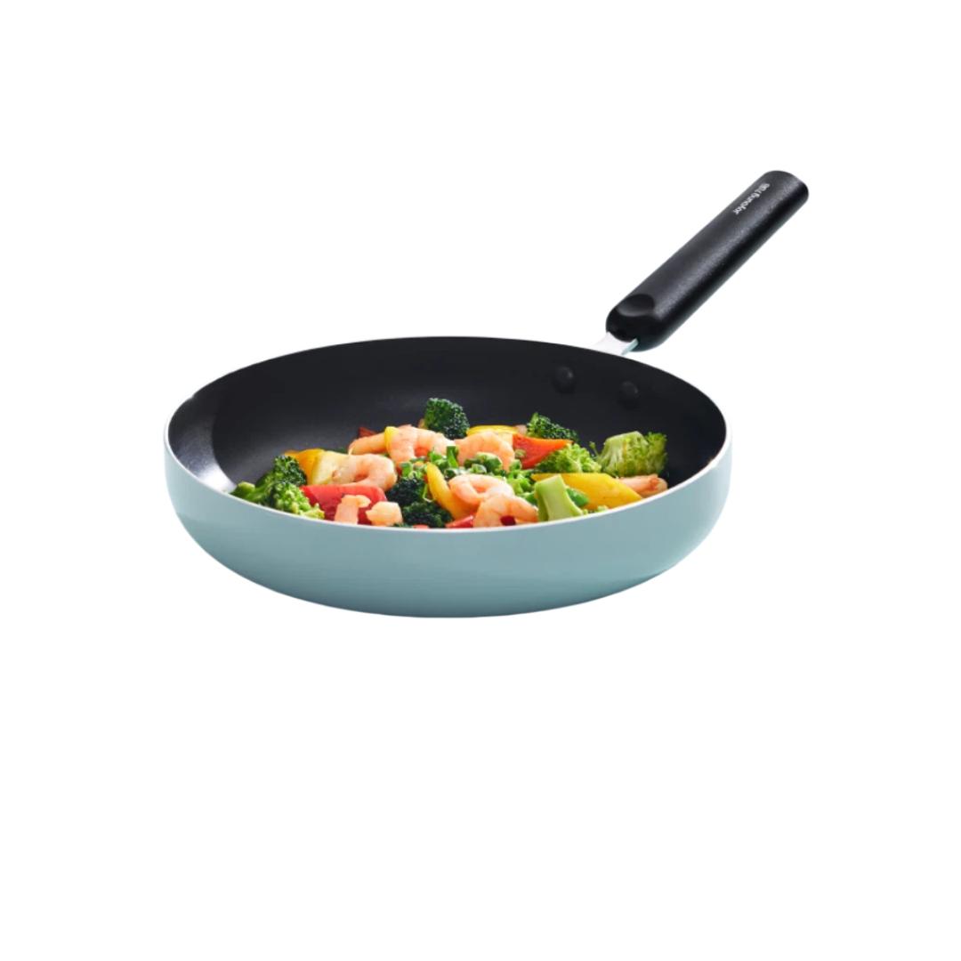 Joyoung Non-Stick Frying Pan, Breakfast Pan, Deep Flat Bottom Pan, for Frying Eggs And Steak, Suitable for Gas And Induction Cooktops, 28cm, No Lid синій
Joyoung Non-Stick Frying Pan, Breakfast Pan, Deep Flat Bottom Pan, for Frying Eggs And Steak, Suitable for Gas And Induction Cooktops, 28cm, No Lid синій