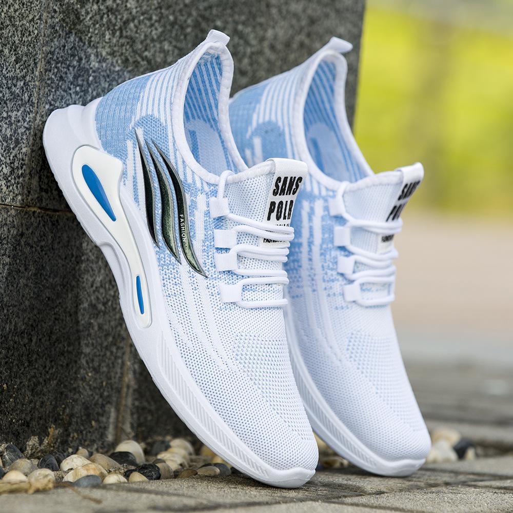 Flying woven men s shoes spring and summer new thick-soled breathable lightweight fashionable running shoes, trendy men s sports shoes 44
Flying woven men s shoes spring and summer new thick-soled breathable lightweight fashionable running shoes, trendy men s sports shoes 44