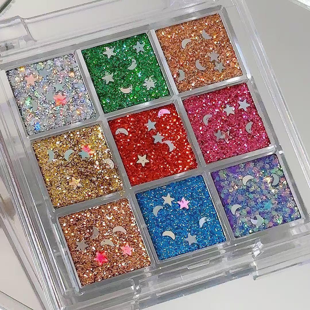 KAPEL 16-Color Mermaid Sequins Eyeshadow Palette - Pearlescent Glitter Makeup
KAPEL 16-Color Mermaid Sequins Eyeshadow Palette - Pearlescent Glitter Makeup
