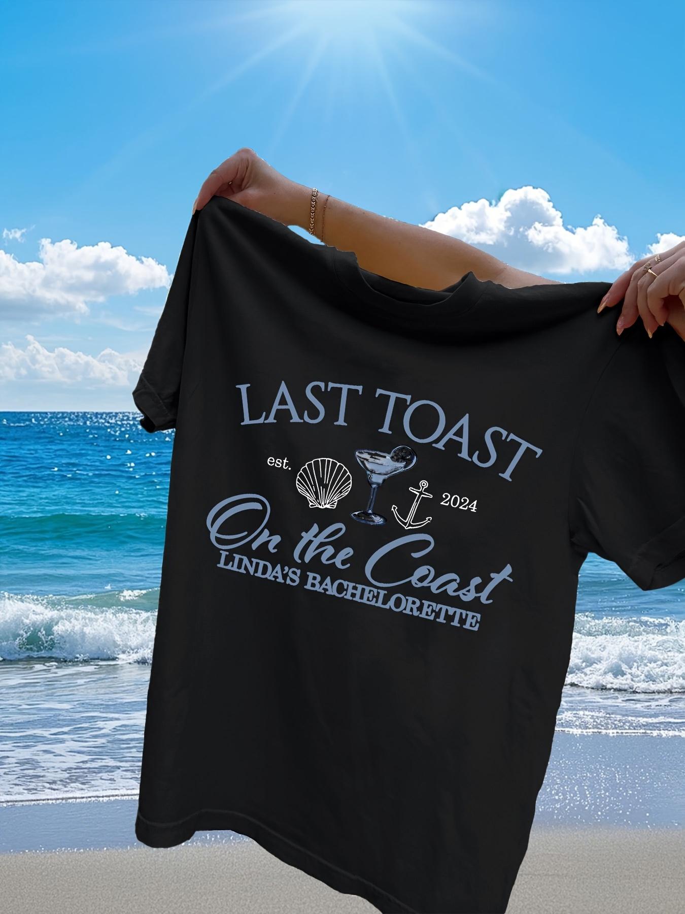 WomenS Casual Crew Neck TShirt with Last Toast Cocktail Graphic Print Short Sleeve Summer Top for Beach or Casual Attire 4XL
WomenS Casual Crew Neck TShirt with Last Toast Cocktail Graphic Print Short Sleeve Summer Top for Beach or Casual Attire 4XL