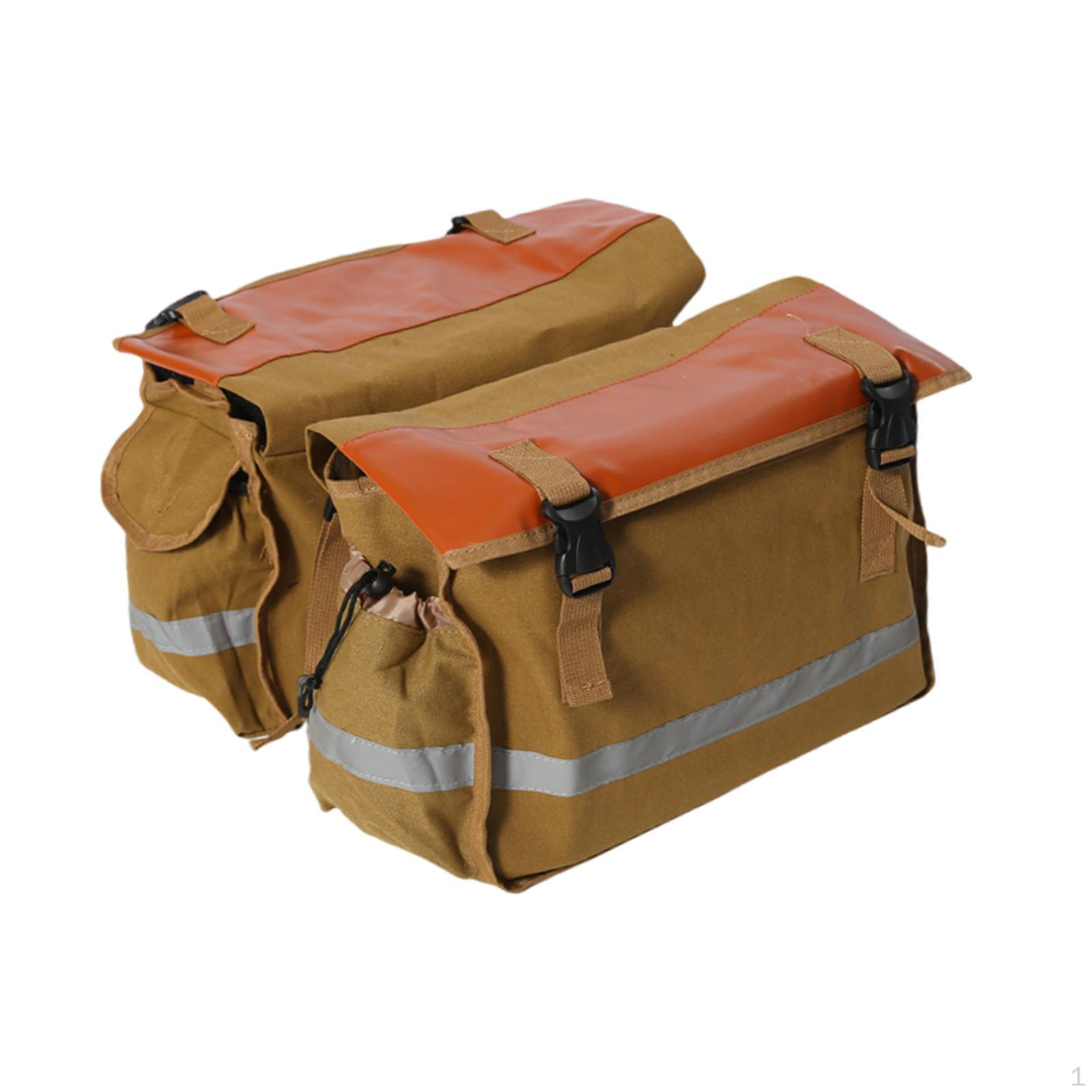 Bag, Double Large Capacity, Bags for Luggage Rack, Saddle Bag , Commuting, темно-коричневого кольору
Bag, Double Large Capacity, Bags for Luggage Rack, Saddle Bag , Commuting, темно-коричневого кольору