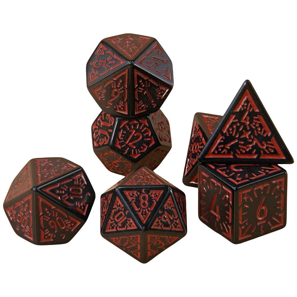 7 шт./компл. DND Carving Pattern Dice RPG Polyhedral Dice Set for Boardgame As Gift Game Dices Entertainment Accessories красный
7 шт./компл. DND Carving Pattern Dice RPG Polyhedral Dice Set for Boardgame As Gift Game Dices Entertainment Accessories красный