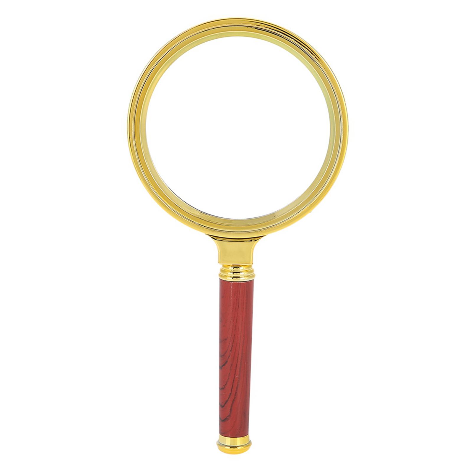 6X Magnifier Handheld Portable Loupe with Detachable Wooden Handle for Reading Jewelry Checking
6X Magnifier Handheld Portable Loupe with Detachable Wooden Handle for Reading Jewelry Checking