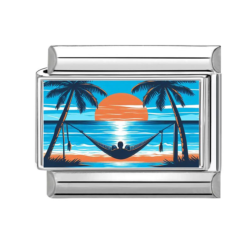 Sakura Mount Fuji Snow Mountain Lake Stainless Steel Link fit 9mm Italian Scenery Series Jewelry Making DIY Charm Bracelets
Sakura Mount Fuji Snow Mountain Lake Stainless Steel Link fit 9mm Italian Scenery Series Jewelry Making DIY Charm Bracelets