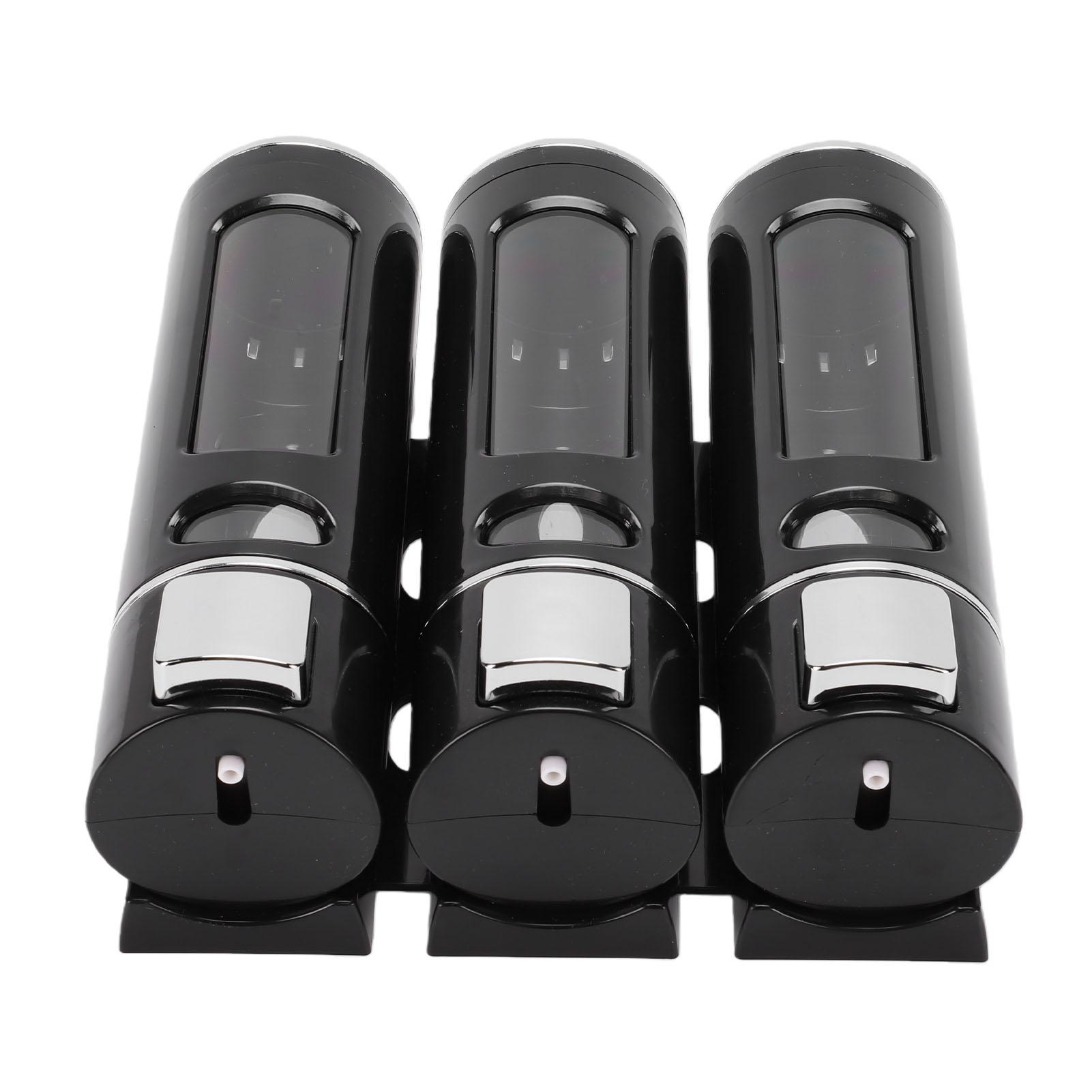 3 Chamber Shower Soap Dispenser 400ml Leakproof Wall Mount Manual Shampoo and Conditioner Dispenser for Liquid Gel Bathroom Kitchen
3 Chamber Shower Soap Dispenser 400ml Leakproof Wall Mount Manual Shampoo and Conditioner Dispenser for Liquid Gel Bathroom Kitchen