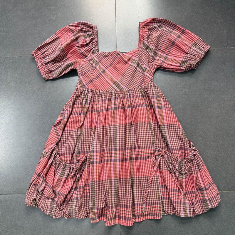 Foreign Trade Order Ent * O French style Retro Plaid Square-Cut Collar Twill Puff sleeve Waist Hugging A Word Swing Dress Women Red check Dress M
Foreign Trade Order Ent * O French style Retro Plaid Square-Cut Collar Twill Puff sleeve Waist Hugging A Word Swing Dress Women Red check Dress M