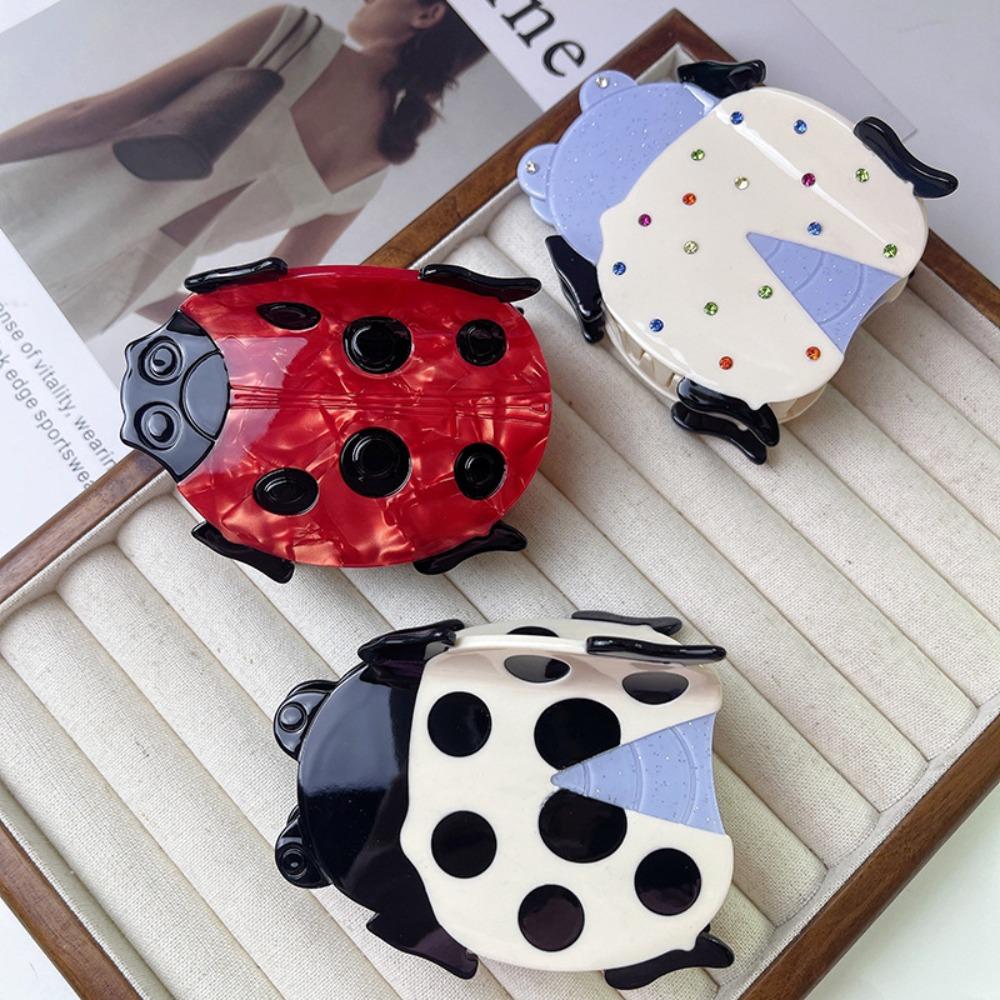 Cartoon Insect Grab Clip Acetic Acid Claw Clip Korean Style Shark Clip Daily чёрный/красный
Cartoon Insect Grab Clip Acetic Acid Claw Clip Korean Style Shark Clip Daily чёрный/красный