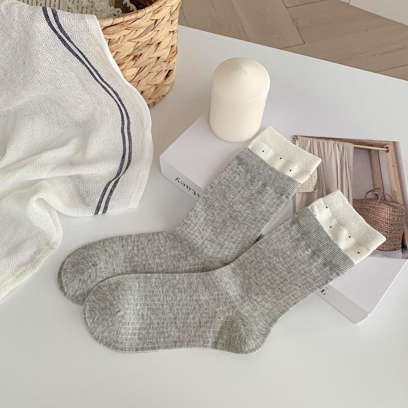 5pair Pure Cotton Boneless Socks Women S Bow Ballet Style Lace Medium Tube Stacking Socks Women S Autumn And Winter Cute Women S Socks One size fits all світло-сірий колір
5pair Pure Cotton Boneless Socks Women S Bow Ballet Style Lace Medium Tube Stacking Socks Women S Autumn And Winter Cute Women S Socks One size fits all світло-сірий колір