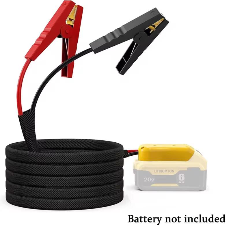 Автомобильный аккумуляторный воспламенитель, автомобильный аварийный комплект питания для аккумулятора DeWalt 20 В, кабель 8AWG, 6,56 футов, пусковой пусковой инструмент, линия