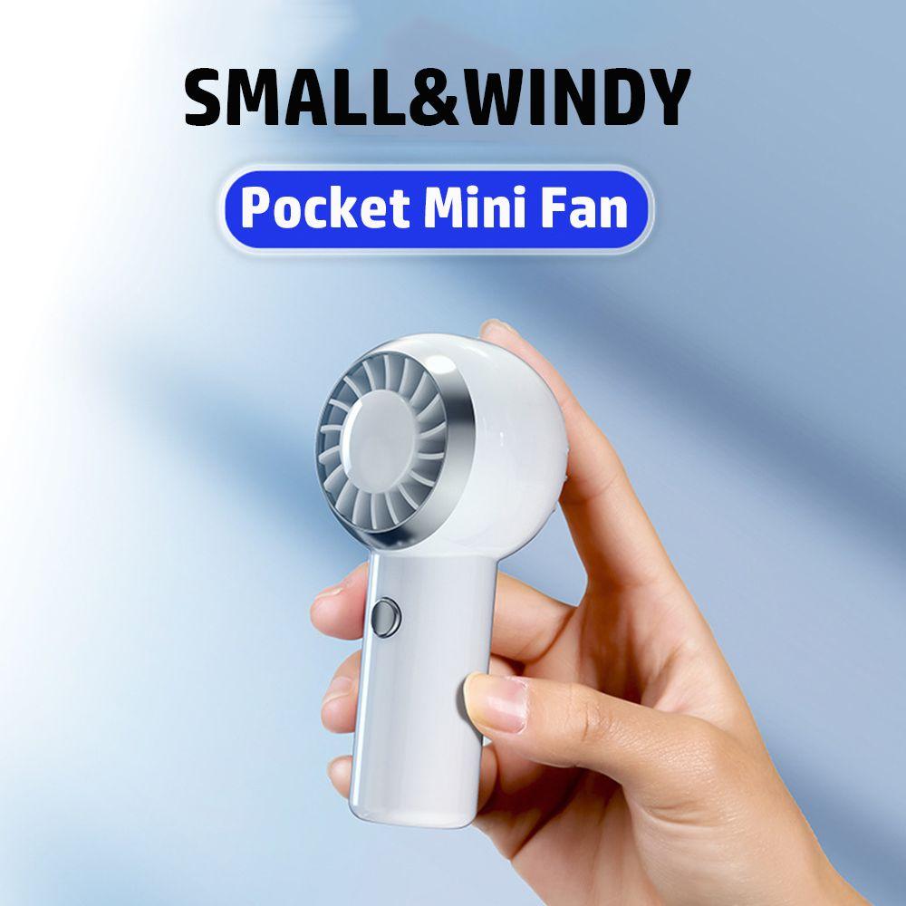 New Air Cooler Mini Hand Fan Semiconductor Refrigeration Handheld USB Rechargeable