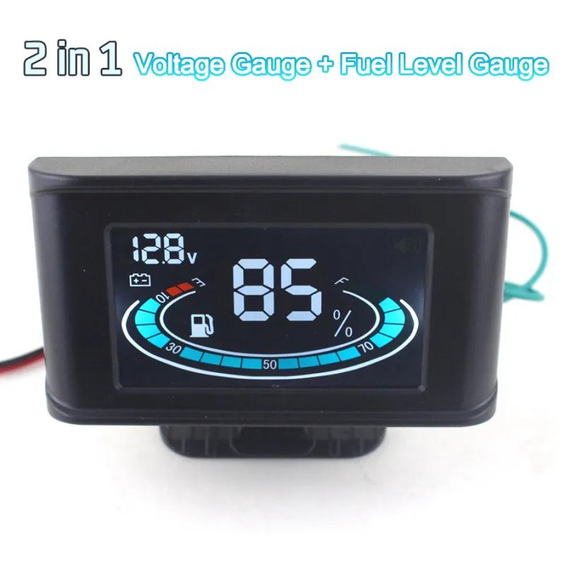 Автомобильный Мотоциклетный 2в1 Многофункциональный Вольтметр+Датчик Уровня Топлива ЖК Цифровой Измеритель
Автомобильный Мотоциклетный 2в1 Многофункциональный Вольтметр+Датчик Уровня Топлива ЖК Цифровой Измеритель