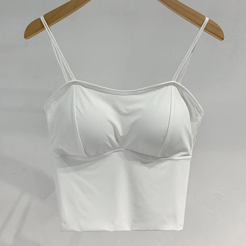 White Double Thin Strap Camisole with Built in Bra onesize белый
White Double Thin Strap Camisole with Built in Bra onesize белый