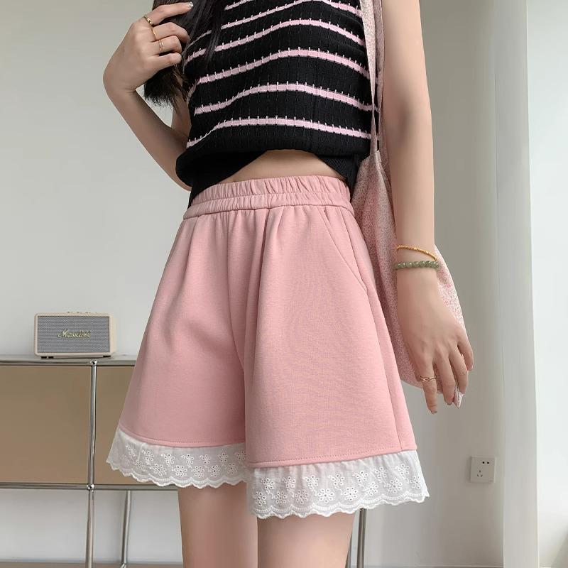 High-End Women s Pink Lace-Edged, High-Waisted Wide-Leg Sports Shorts, Summer 2025 Collection L (106-115 jin)
High-End Women s Pink Lace-Edged, High-Waisted Wide-Leg Sports Shorts, Summer 2025 Collection L (106-115 jin)