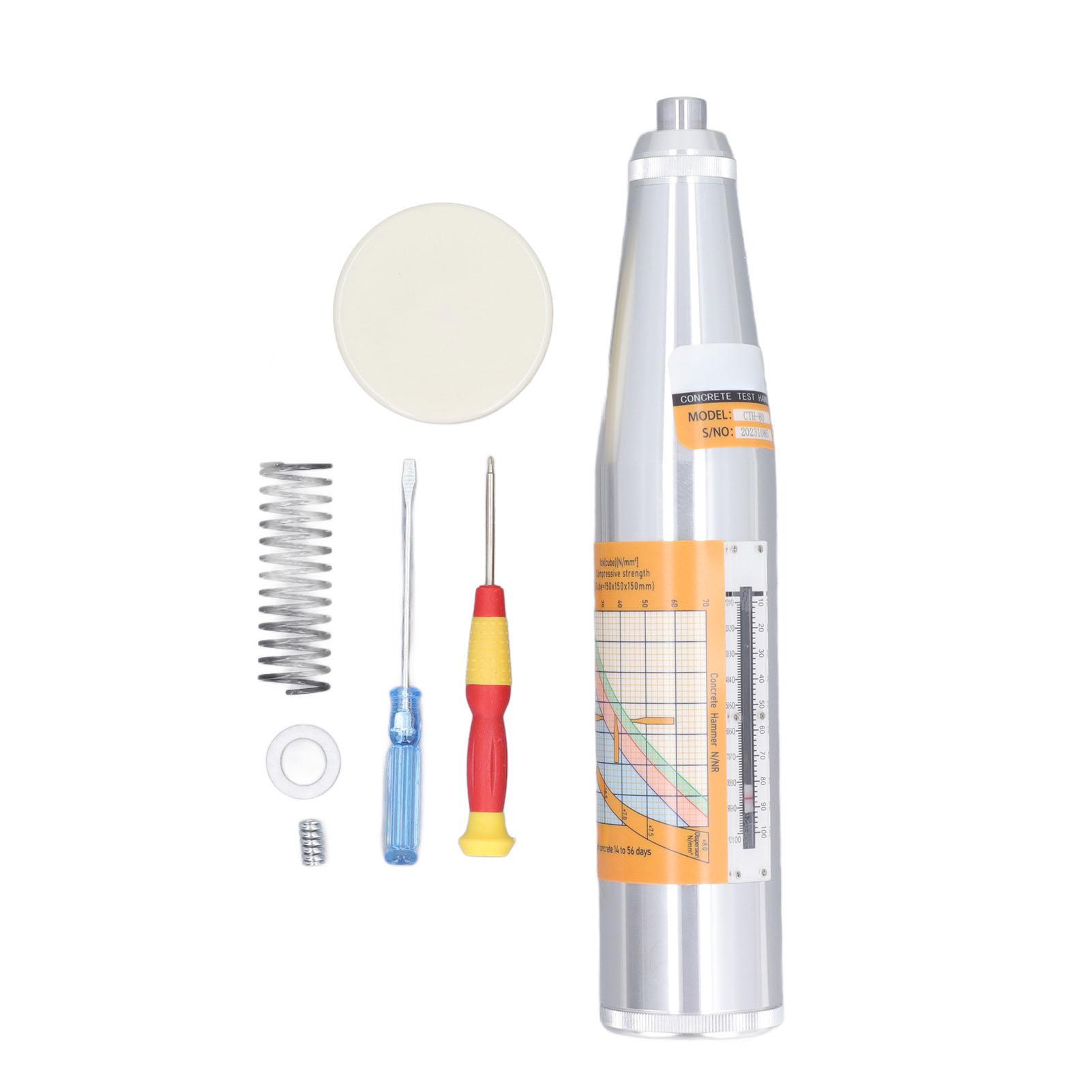 Испытательный молоток для испытания бетона на отскок, механический стойкий к давлению, измерительный прибор высокой прочности Schmidt
Испытательный молоток для испытания бетона на отскок, механический стойкий к давлению, измерительный прибор высокой прочности Schmidt