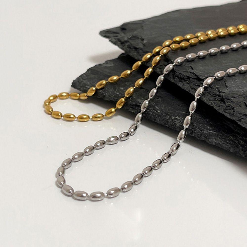 Chain Girl Choker Rice Bead Necklace Korean Style Necklace Women Clavicle Chain Fashion Jewelry золотой
Chain Girl Choker Rice Bead Necklace Korean Style Necklace Women Clavicle Chain Fashion Jewelry золотой