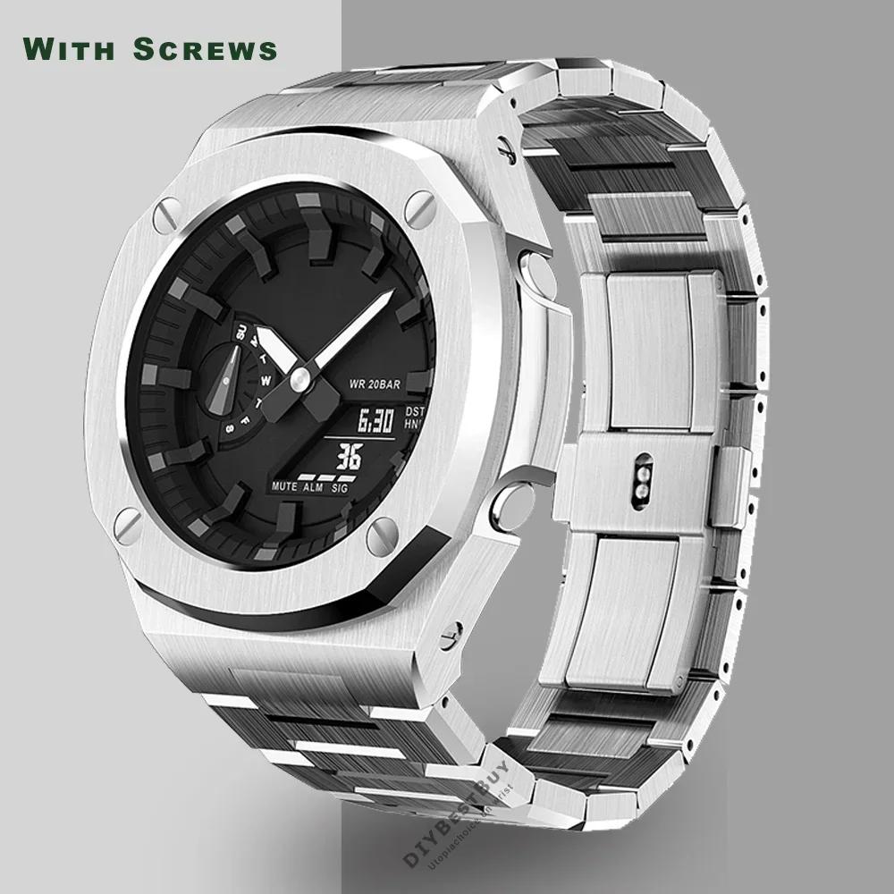 Розкішний Комплект для Модифікації Casioak GA2100 Nautilus Металевий Безель Мод Комплект Корпус з Нержавіючої Сталі Металевий Ремінець для GA 2110 Аксесуари
Розкішний Комплект для Модифікації Casioak GA2100 Nautilus Металевий Безель Мод Комплект Корпус з Нержавіючої Сталі Металевий Ремінець для GA 2110 Аксесуари