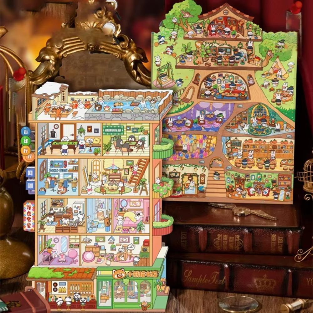 ПЕТ 3D ландшафтні наклейки Візуальне укладання мініатюрних сцен наклейок Діти A 
ПЕТ 3D ландшафтні наклейки Візуальне укладання мініатюрних сцен наклейок Діти A