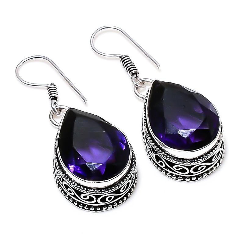 Серьги ручной работы из стерлингового серебра 925 пробы с аметистовым драгоценным камнем 1,50 1.5 фиолетовый
Серьги ручной работы из стерлингового серебра 925 пробы с аметистовым драгоценным камнем 1,50 1.5 фиолетовый
