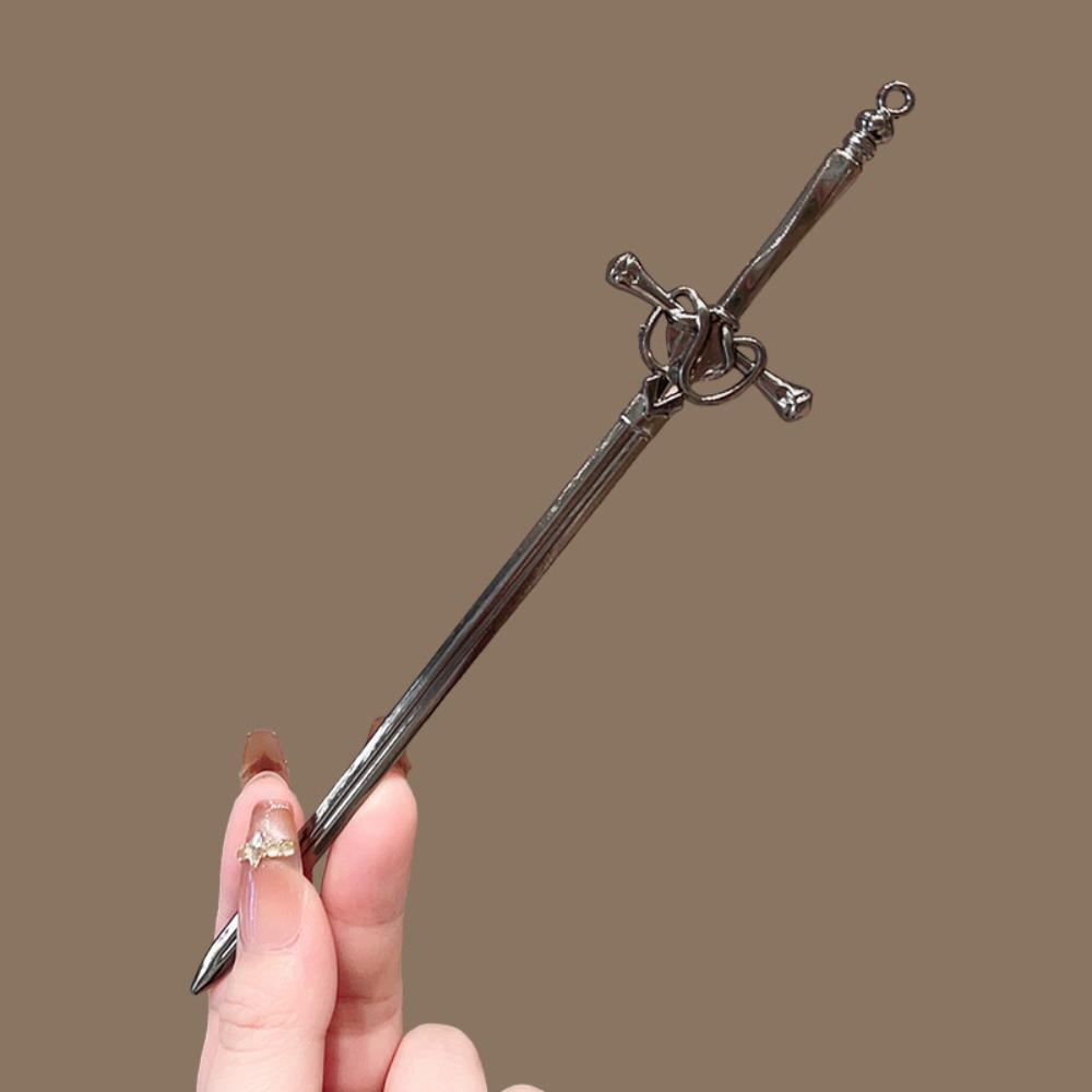 1/4pcs New Chinese Ancient Style Alloy Sword Hairpin Temperament Hanfu Headwear Plate Hairpin Simple Modern Long Sword Hairpin
1/4pcs New Chinese Ancient Style Alloy Sword Hairpin Temperament Hanfu Headwear Plate Hairpin Simple Modern Long Sword Hairpin