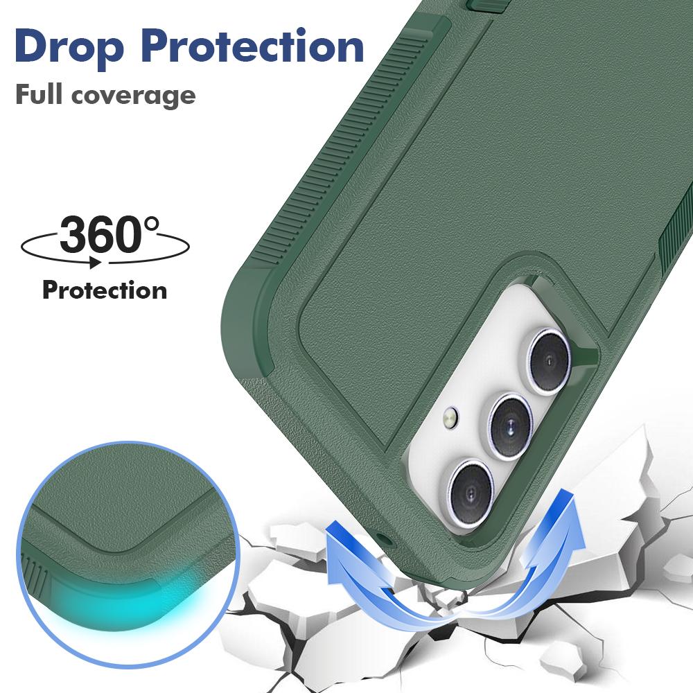PC+TPU Phone Case for Samsung Galaxy S23 FE Protective Cover Anti-Scratch Phone Case Dark Green
PC+TPU Phone Case for Samsung Galaxy S23 FE Protective Cover Anti-Scratch Phone Case Dark Green