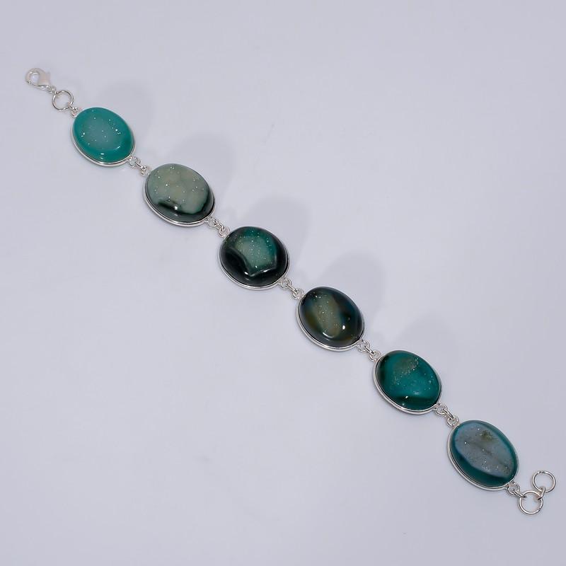 Dazzling Top Grade Qualite 100% Natural Green Botswana Agate Durzy Oval Shape Ethnic Handmade Jewelry 925 Steling Silver Bracelet 8 WSJ5227 8
Dazzling Top Grade Qualite 100% Natural Green Botswana Agate Durzy Oval Shape Ethnic Handmade Jewelry 925 Steling Silver Bracelet 8 WSJ5227 8