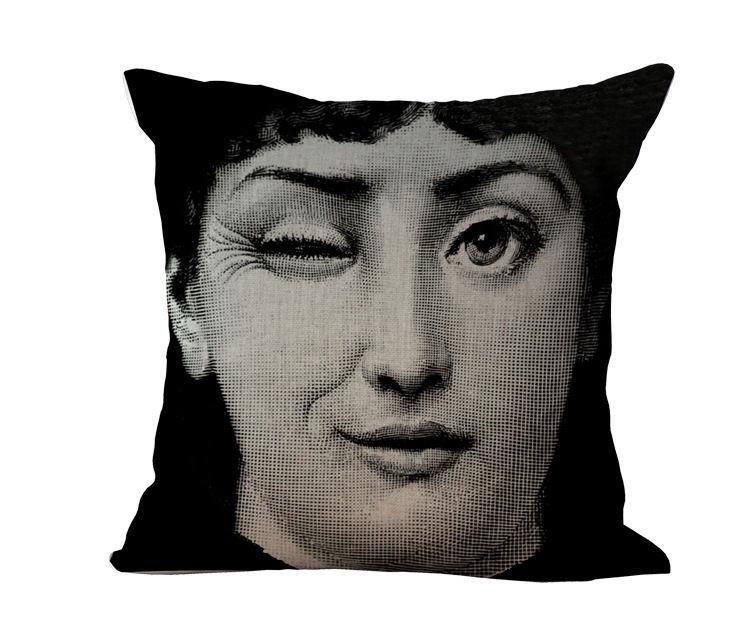 Linen Piero Vintage Fornasetti Face Throw Pillow Case Waist Cushion New Cover 01
Linen Piero Vintage Fornasetti Face Throw Pillow Case Waist Cushion New Cover 01