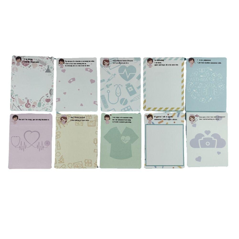 10 Pcs Paper Doctor Themed Sticky Notes Multicolour N-time Stickers Shorthand Notepad Office
10 Pcs Paper Doctor Themed Sticky Notes Multicolour N-time Stickers Shorthand Notepad Office