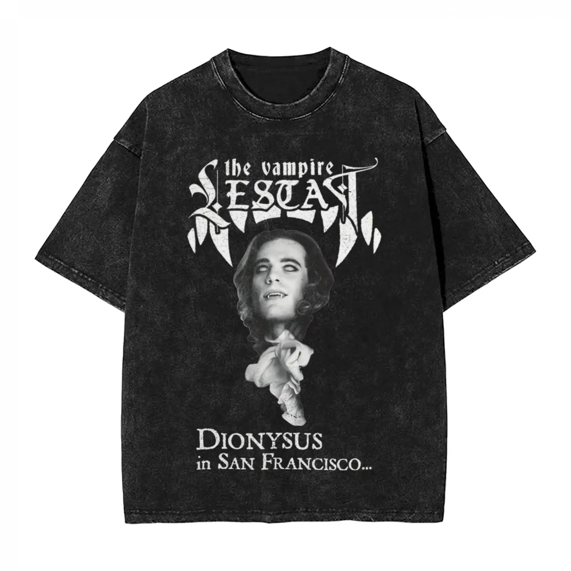 Men s Vintage Vampire Lesta Pattern T-Shirt Album Art Loose Street Style Shirt 100% Cotton Soft Washed Black Top S
Men s Vintage Vampire Lesta Pattern T-Shirt Album Art Loose Street Style Shirt 100% Cotton Soft Washed Black Top S