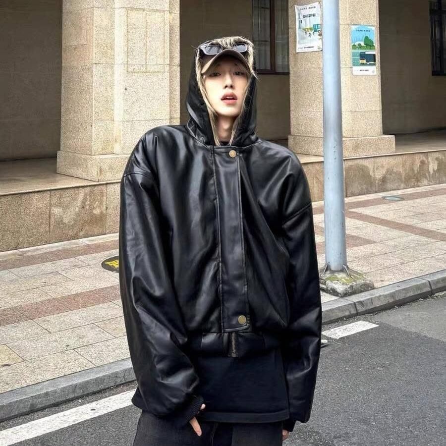 Men s Winter Double-Sided Leather & Fur Jacket - High-End, Fashionable, Comfortable, Plus Velvet Thickened Outerwear Extra Large чорний
Men s Winter Double-Sided Leather & Fur Jacket - High-End, Fashionable, Comfortable, Plus Velvet Thickened Outerwear Extra Large чорний