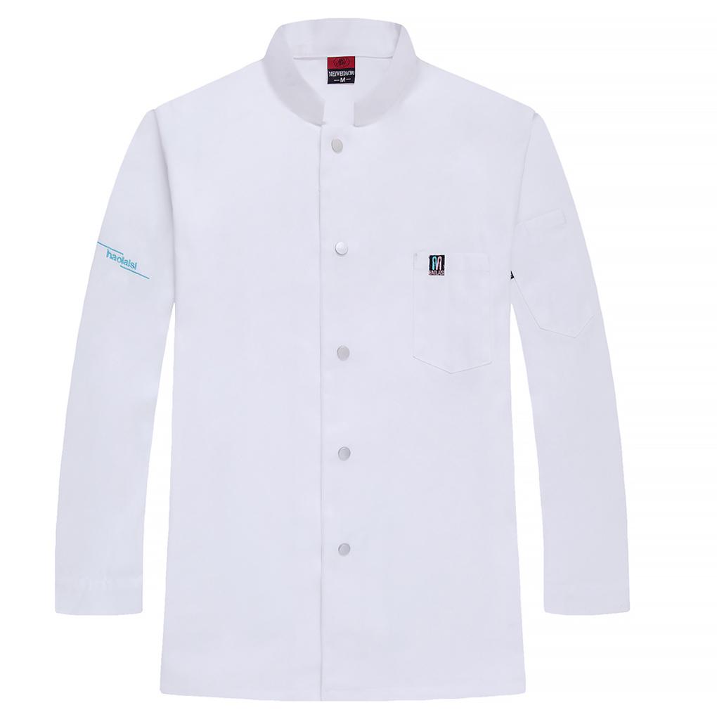 Chef Uniform Polyester Long Sleeve Winter Kitchen Apron Buttons Butcher Shirts for Men Home Supplies for Coffee Bar
Chef Uniform Polyester Long Sleeve Winter Kitchen Apron Buttons Butcher Shirts for Men Home Supplies for Coffee Bar