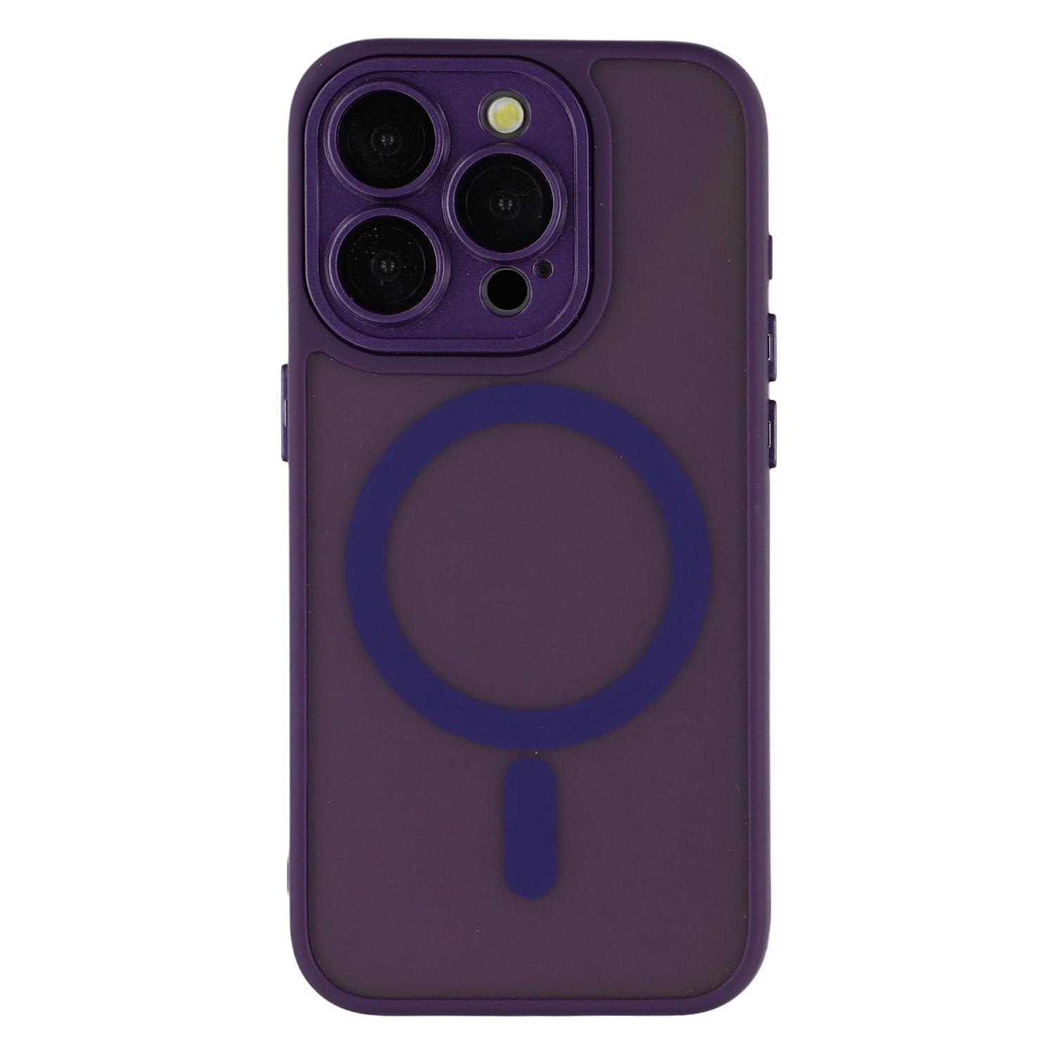 Чохол для iPhone 14 Pro, сумісний з MagSafe, матовий чохол для телефону з ПК+ТПУ з плівкою для скляної лінзи Dark Purple
Чохол для iPhone 14 Pro, сумісний з MagSafe, матовий чохол для телефону з ПК+ТПУ з плівкою для скляної лінзи Dark Purple
