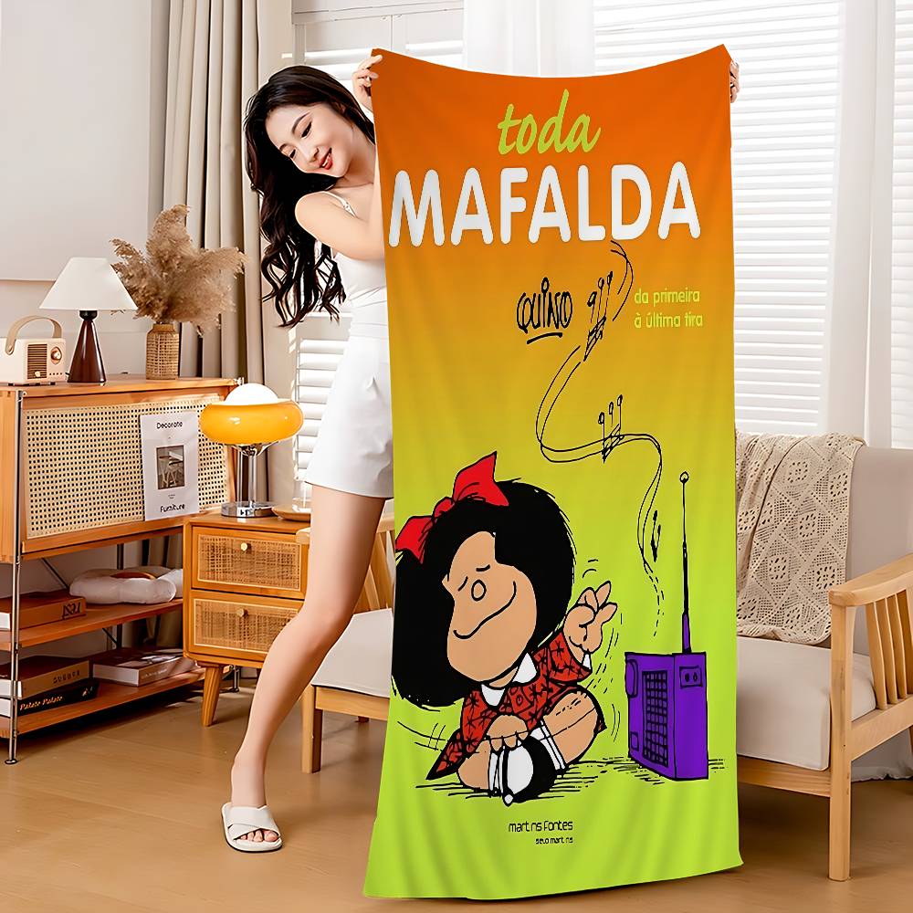 Cute Cartoon M-Mafalda Bath Towel Microfiber Soft Water Absorbing Breathable For Girl Kids Decorative Cartoon Beach Towel W40*H60(CM)
Cute Cartoon M-Mafalda Bath Towel Microfiber Soft Water Absorbing Breathable For Girl Kids Decorative Cartoon Beach Towel W40*H60(CM)