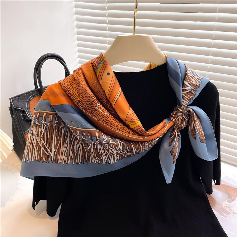 90X90cm Scarves Women Print Hair Neck Square Silk Office Shawl Bandanna Handkerchief Headcloth Foulard Female Wrap Neckerchief 90X90cm
90X90cm Scarves Women Print Hair Neck Square Silk Office Shawl Bandanna Handkerchief Headcloth Foulard Female Wrap Neckerchief 90X90cm
