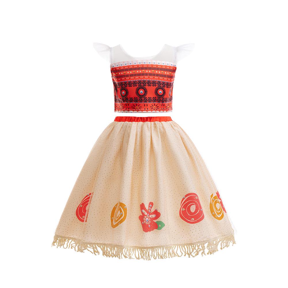 Girls Moana Cosplay Skirt Set - Halloween Two-Piece from Oceania Style 4 Years
Girls Moana Cosplay Skirt Set - Halloween Two-Piece from Oceania Style 4 Years