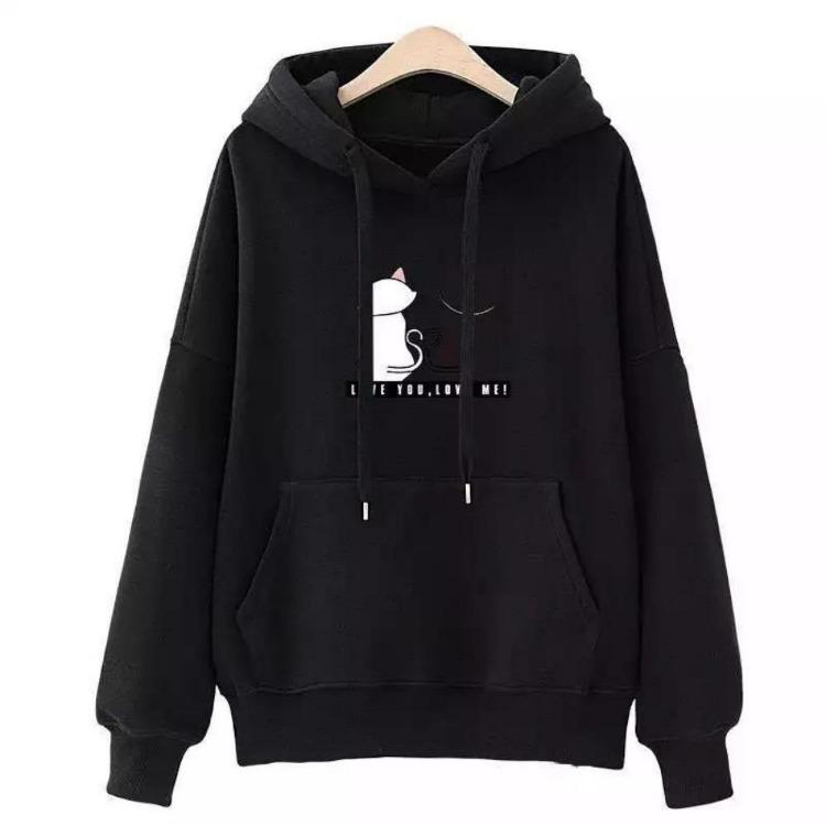 Velvet Hooded Sweater Women Autumn Winter New Fashion Loose Pullover 5XL чорний
Velvet Hooded Sweater Women Autumn Winter New Fashion Loose Pullover 5XL чорний
