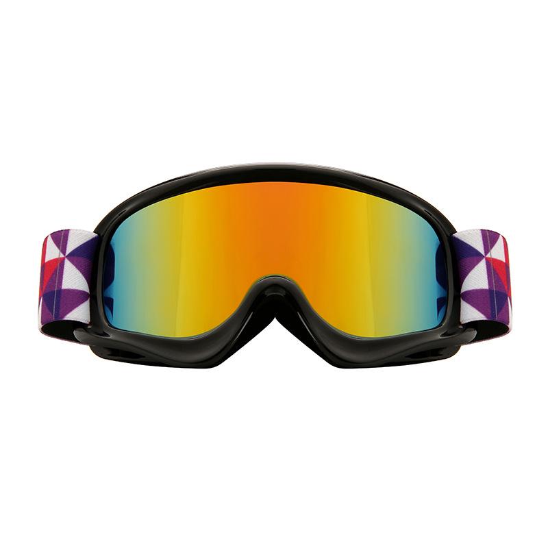 Ski equipment: double-layer anti-fog cylindrical ski goggles for outdoor mountaineering, windproof and sandproof coated/Children s Style HX07 Black frame with red flor
Ski equipment: double-layer anti-fog cylindrical ski goggles for outdoor mountaineering, windproof and sandproof coated/Children s Style HX07 Black frame with red flor
