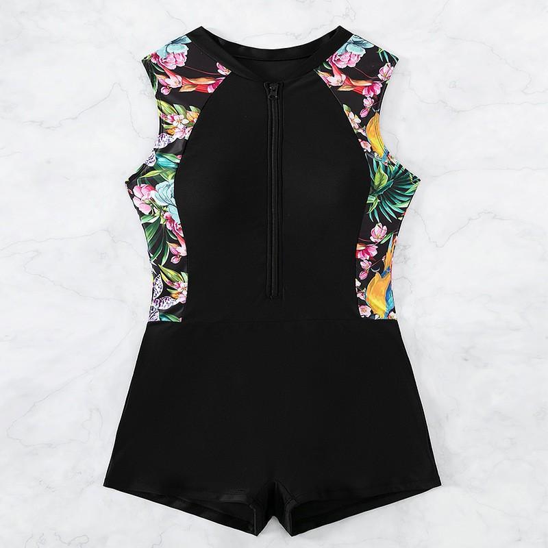 Printed Zipper Conservative One-piece Swimsuit Women s Flat Angle Covered Bikini Diving Suit XL
Printed Zipper Conservative One-piece Swimsuit Women s Flat Angle Covered Bikini Diving Suit XL