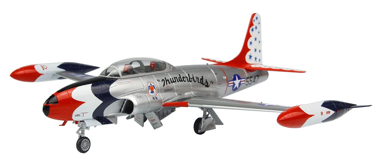 PLATZ Учебный самолет ВВС США Shooting Star Thunderbirds Пластиковая модель 1/72 T-33A AC-52
PLATZ Учебный самолет ВВС США Shooting Star Thunderbirds Пластиковая модель 1/72 T-33A AC-52