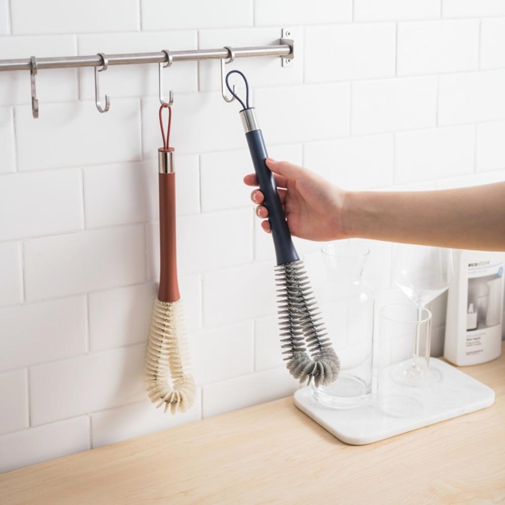 Multi-functional Milk Bottle Brush Portable Wine Brush Durable Glass Cup Washing Brush Cups синій
Multi-functional Milk Bottle Brush Portable Wine Brush Durable Glass Cup Washing Brush Cups синій