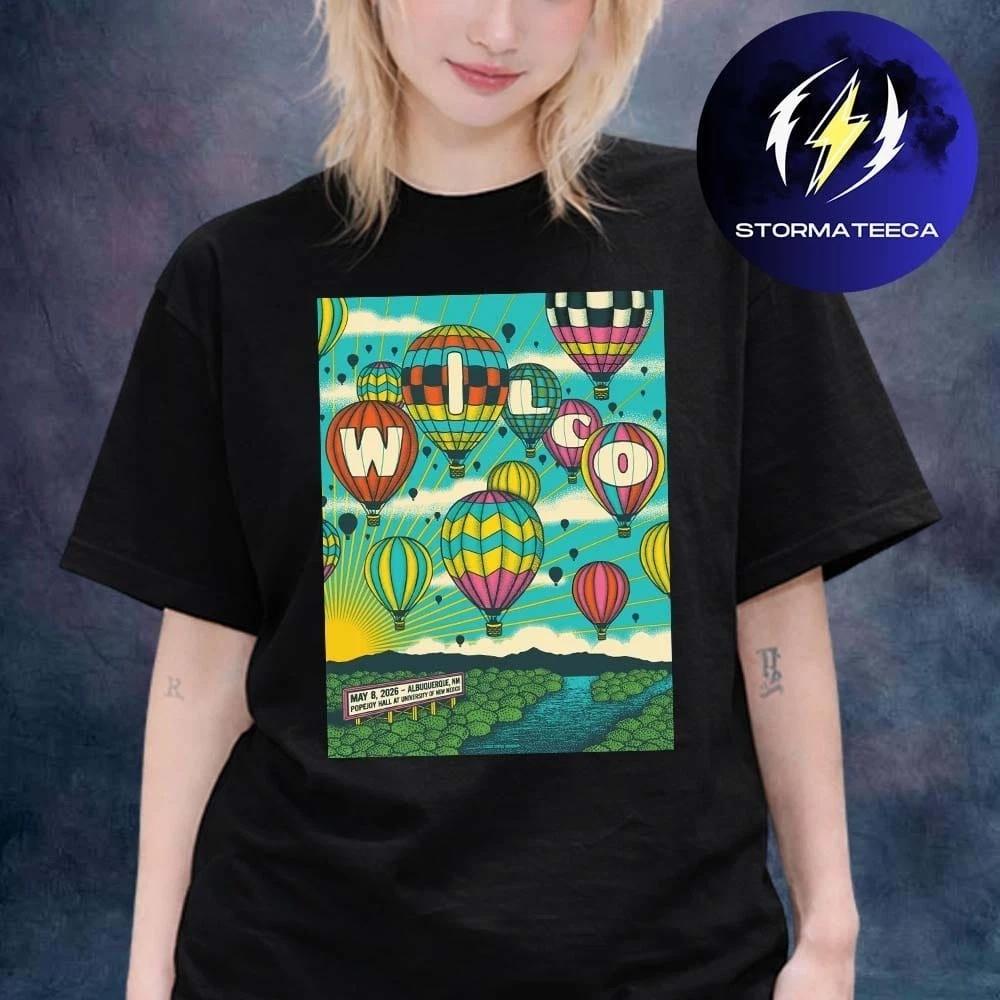 Wilco Albuquerque T-Shirt Popejoy Hall NM May 8 2026 Poster Show Tour Merch Tee S
Wilco Albuquerque T-Shirt Popejoy Hall NM May 8 2026 Poster Show Tour Merch Tee S