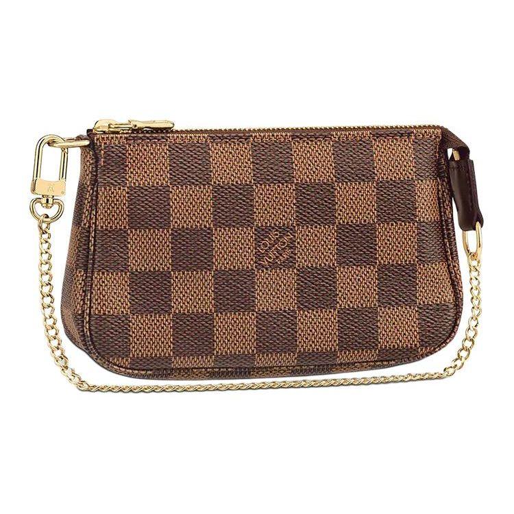 Louis Vuitton Міні-клатч Pochette Accessoires Коричневий полотно Damier Ebene Жіночі сумки N58009 Box(Basic Set+Box)
Louis Vuitton Міні-клатч Pochette Accessoires Коричневий полотно Damier Ebene Жіночі сумки N58009 Box(Basic Set+Box)