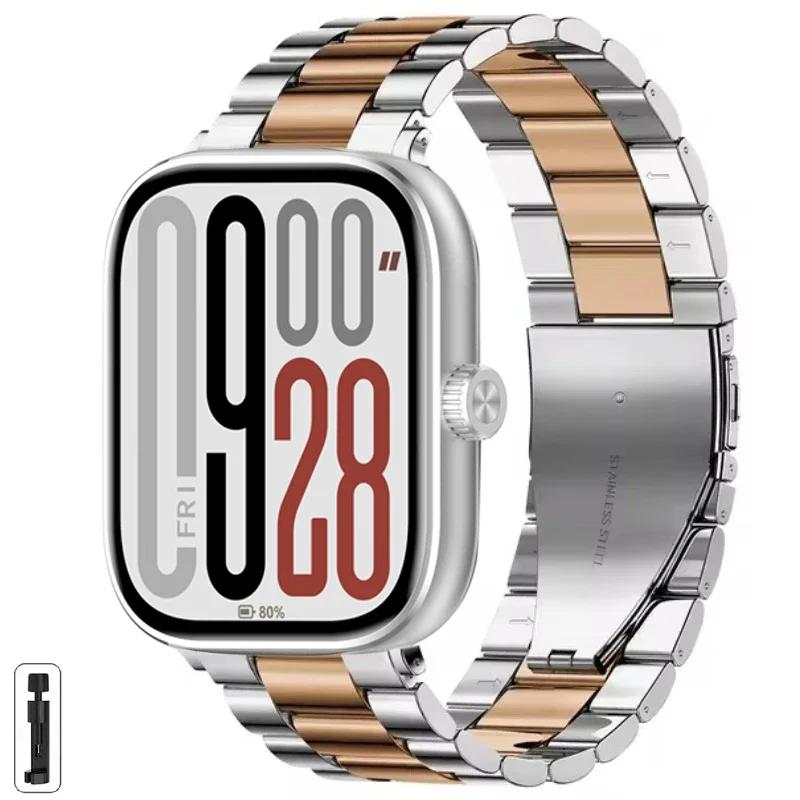 Модний металевий ремінець для Redmi Watch 5/Redmi Watch 4 Регульований браслет з нержавіючої сталі для Xiaomi Mi Band 9 Pro/8 Pro Ремінець для зап ястя For Miband 9 Pro
Модний металевий ремінець для Redmi Watch 5/Redmi Watch 4 Регульований браслет з нержавіючої сталі для Xiaomi Mi Band 9 Pro/8 Pro Ремінець для зап ястя For Miband 9 Pro