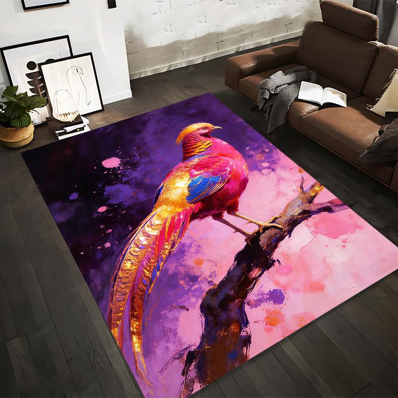 Colorful Bird Pattern Purple and Pink Art Carpet, Modern Design Suitable for use as an anti-slip for living room bedroom sofas 40x60cm( 15x23in )
Colorful Bird Pattern Purple and Pink Art Carpet, Modern Design Suitable for use as an anti-slip for living room bedroom sofas 40x60cm( 15x23in )