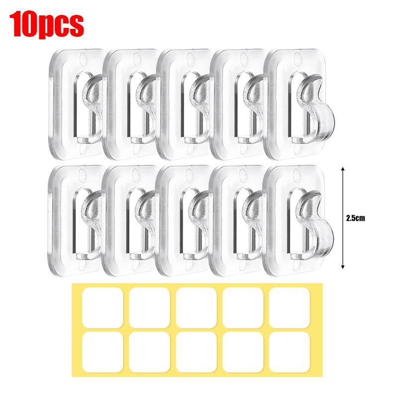 Mini Light Hooks with Adhesive Sticker Transparent String Light Clips Wall Hook for Hanging Fairy Tiny Lights Cable Hanger Decor
Mini Light Hooks with Adhesive Sticker Transparent String Light Clips Wall Hook for Hanging Fairy Tiny Lights Cable Hanger Decor